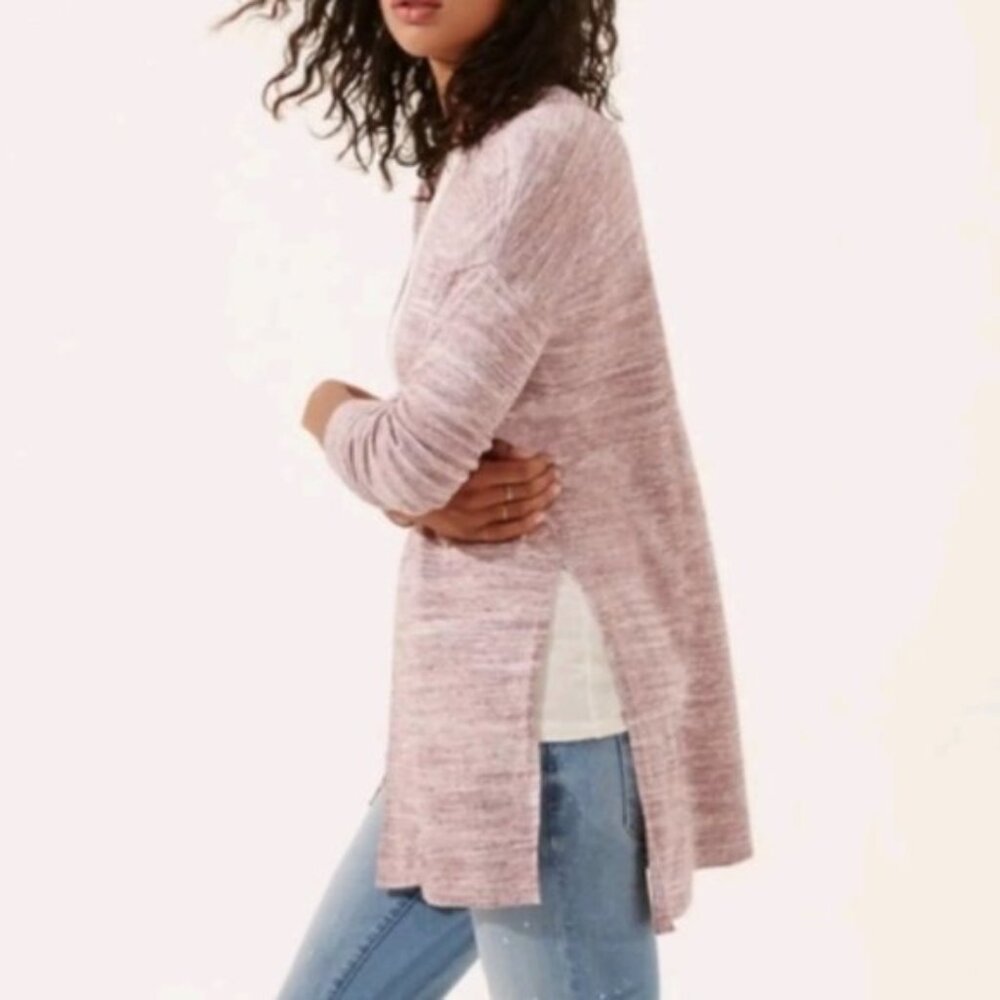 LOU & Grey Purple Cardigan Size Small